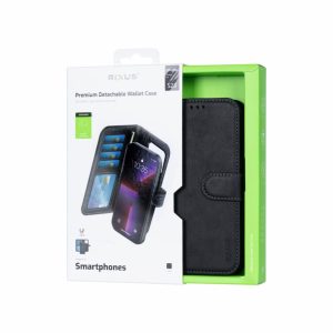 All Cases |   For Galaxy S23 Duo Magnetic Detachable Wallet Black