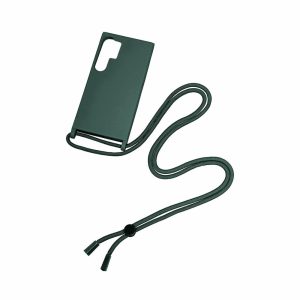 All Cases |   For Galaxy S24 Ultra 5G S928B Tpu Necklace Cord Cover Dark Green