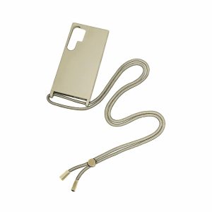 All Cases |   For Galaxy S24 Ultra 5G S928B Tpu Necklace Cord Cover Gold