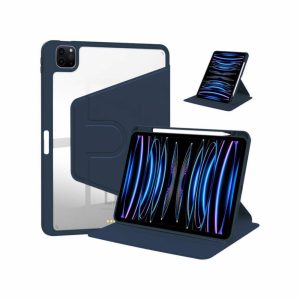 All Cases |   For Ipad 102", 105" Pu Leather Protective Case Dark Blue