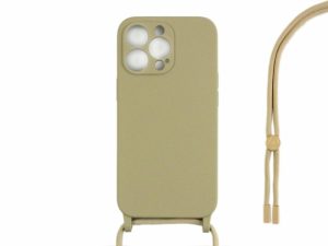 All Cases |   For Iphone 13 Pro Tpu Necklace Cord Cover Gold