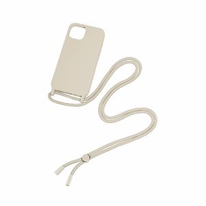 All Cases |   For Iphone 14 Plus Tpu Necklace Cord Cover Gold