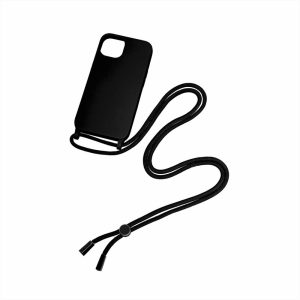 All Cases |   For Iphone 14 Pro Max Tpu Necklace Cord Cover Black