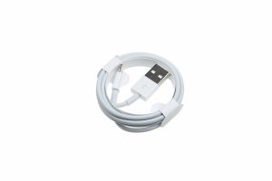 Cables |   For Iphone Data Cable (Lightning) White 100Cm