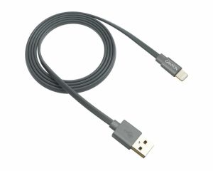 Cables |   Mfi-3 Lightning To Usb Cable 12W 1Mtr Dark Grey