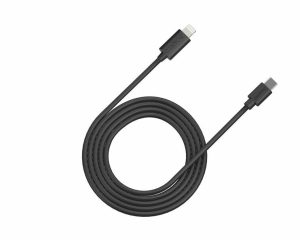 Cables |   Usb-C To Lightning Cfi-12 5V 3A, 9V 2.22A ,Pd 20W, Od 4.5Mm, 2 Mtr, Pvc Black