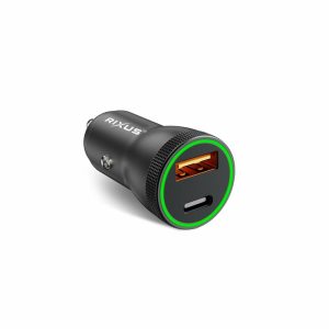 Chargers |   Rxcc11 Usb-C Pd+Qc Car Charger 20W Black