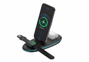 Chargers |   Rxwc43 3-1 Foldable Wireless Charger Station