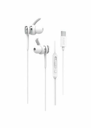 Headphones |   Rxhd23C Stereo In-Ear Headset With Microphone Type-C White