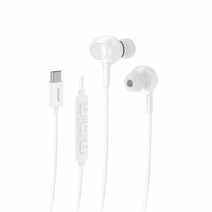 Headphones |   Rxhd56Cw Usb C Wired Earbud Type Headphone With Microphone White