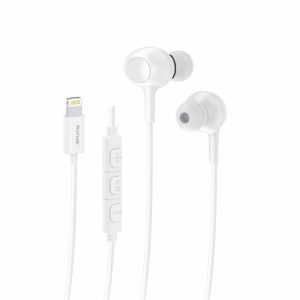 Headphones |   Rxhd56Lw Lighting Wired Earbud Type Headphone With Microphone White