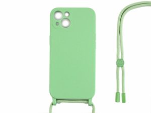 All Cases |   For Iphone 13 Mini Tpu Necklace Cord Cover Matcha